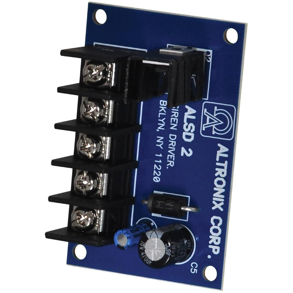 Amazon.com : Altronix Siren Driver 6-12VDC 2 Ch Low Current